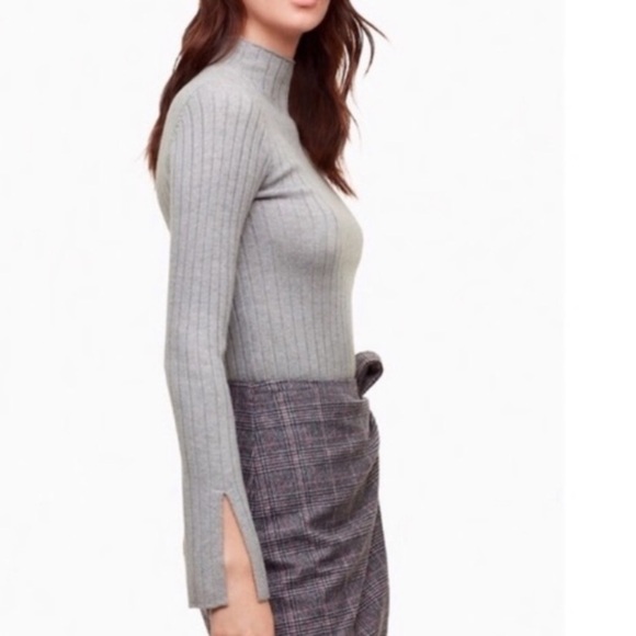 Aritzia Wilfred Merino Wool Bloy Sweater in Light Grey Size XXS - Picture 12 of 12